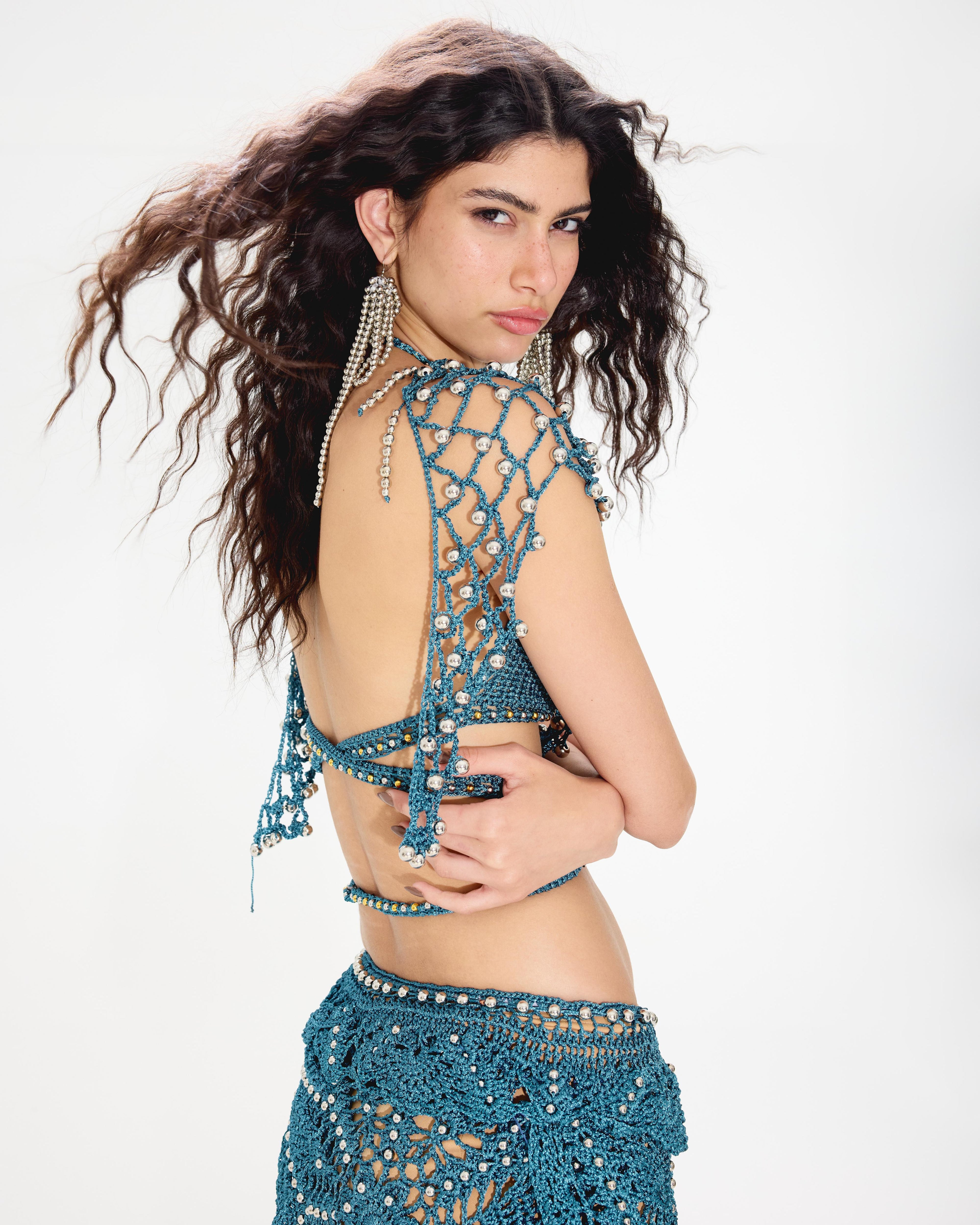 Aqua Mosaic Skirt