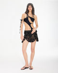 Black Mosaic Skirt