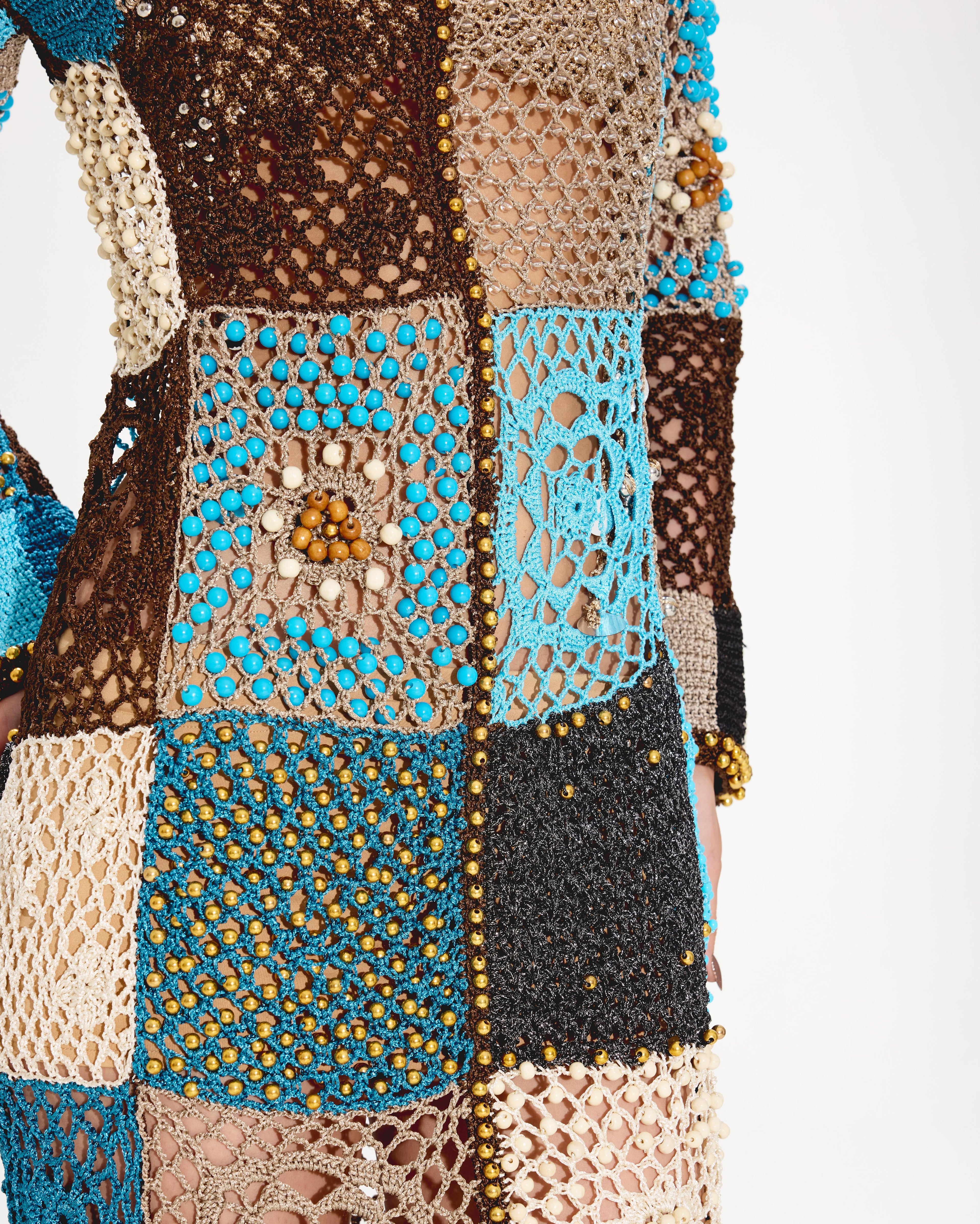 MOTIFS PATCH DRESS