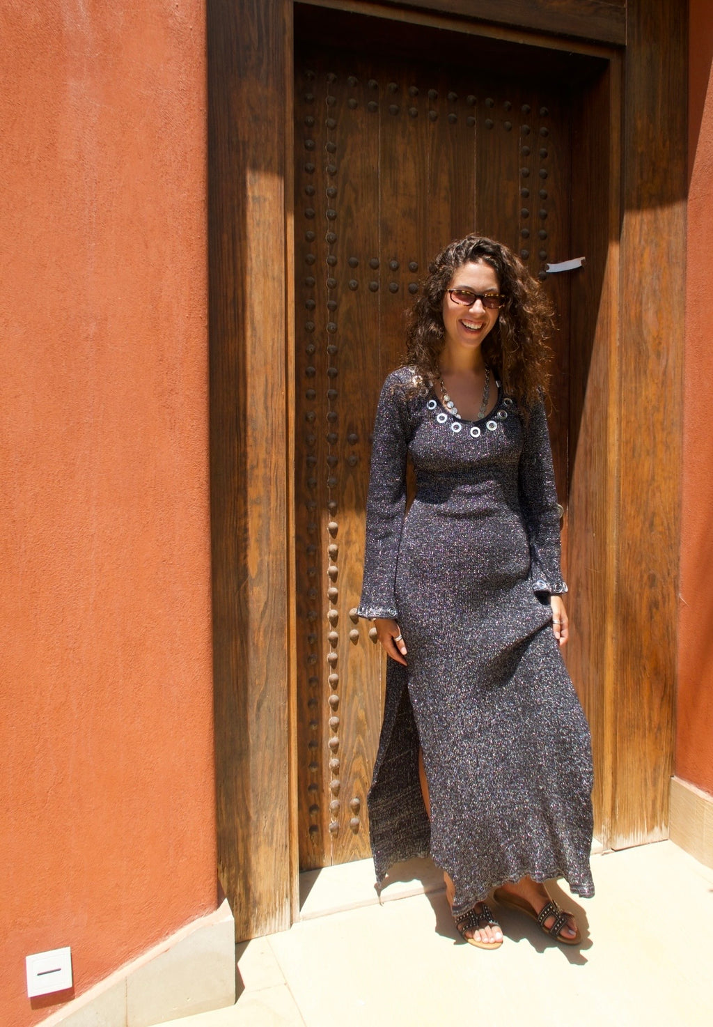 Black Maxi Qamar Dress