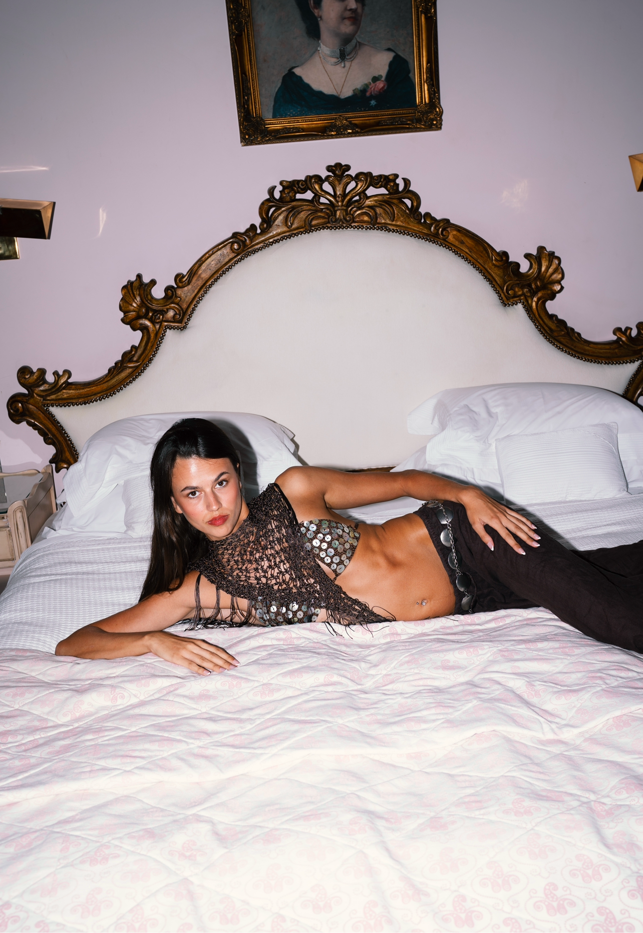 The Button up bikini top